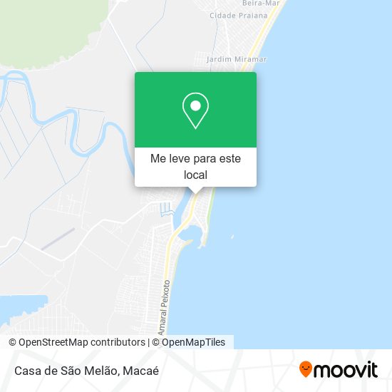 Casa de São Melão mapa