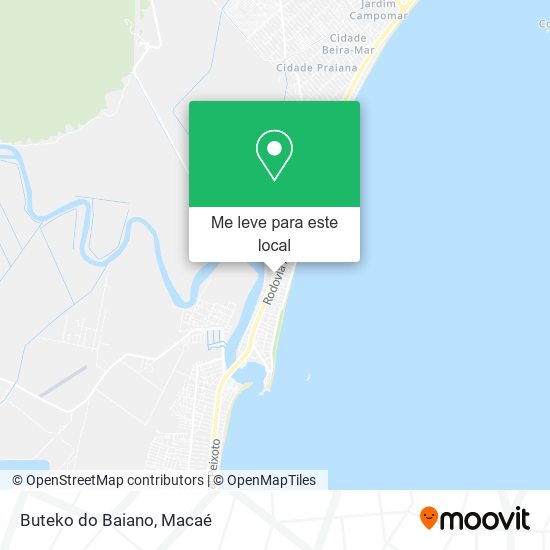 Buteko do Baiano mapa