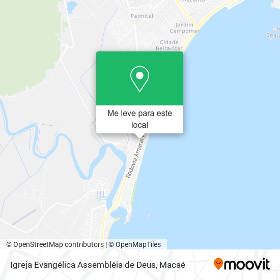 Igreja Evangélica Assembléia de Deus mapa