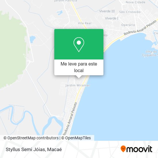 Styllus Semi Jóias mapa