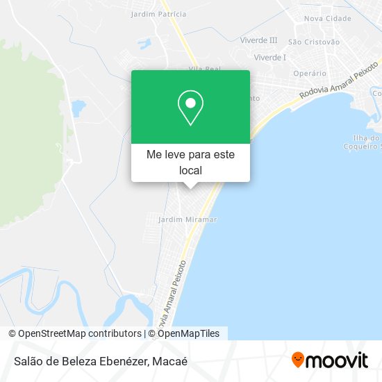 Salão de Beleza Ebenézer mapa