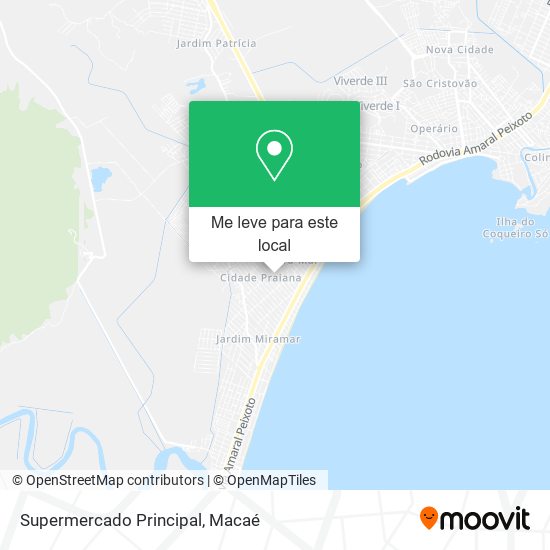 Supermercado Principal mapa