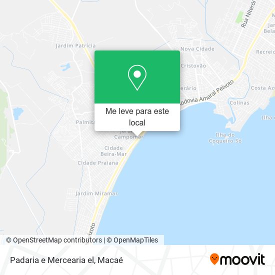 Padaria e Mercearia el mapa
