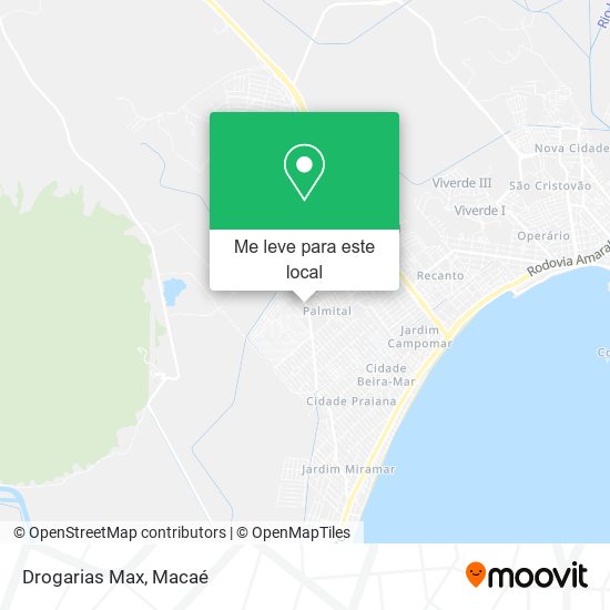Drogarias Max mapa