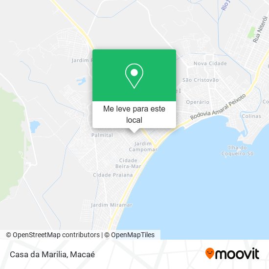 Casa da Marilia mapa