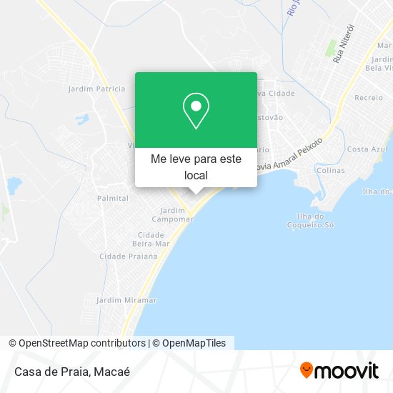 Casa de Praia mapa