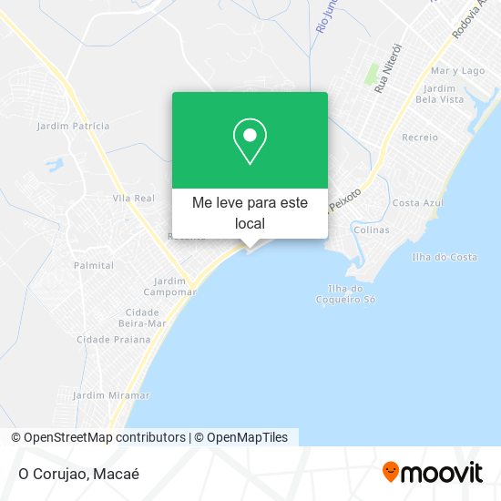 O Corujao mapa