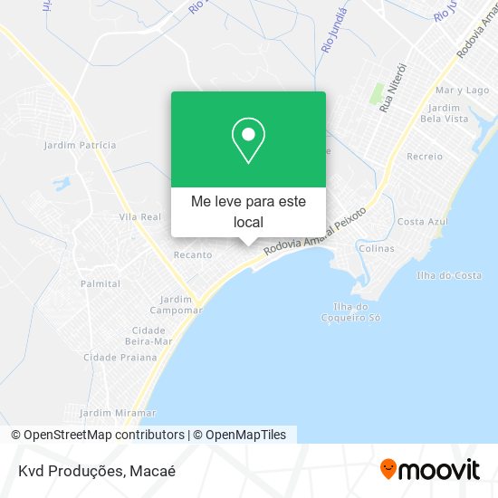 Kvd Produções mapa