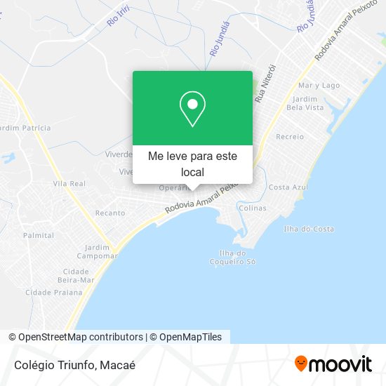 Colégio Triunfo mapa
