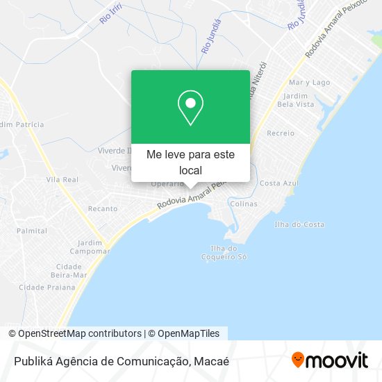 Publiká Agência de Comunicação mapa