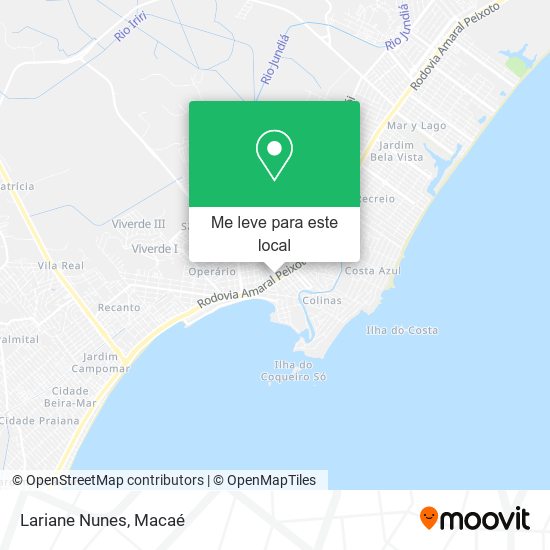 Lariane Nunes mapa