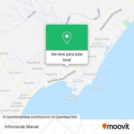 Infomacaé mapa