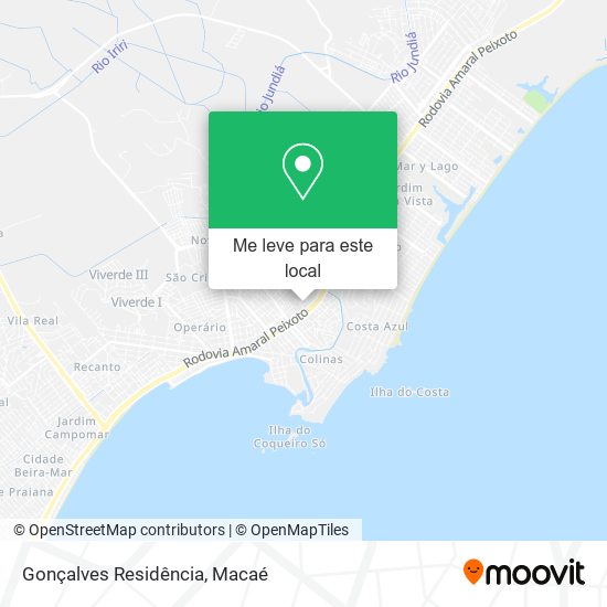 Gonçalves Residência mapa