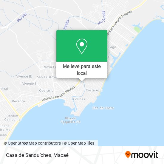 Casa de Sanduíches mapa