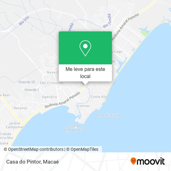 Casa do Pintor mapa