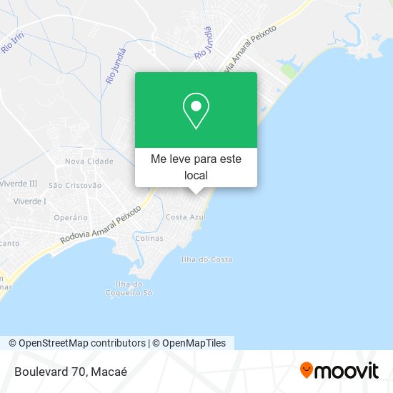 Boulevard 70 mapa