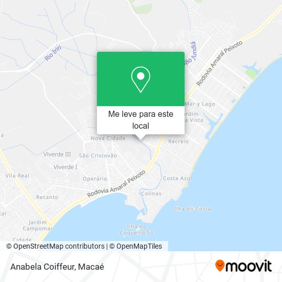 Anabela Coiffeur mapa