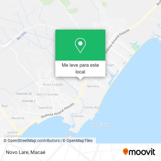 Novo Lare mapa