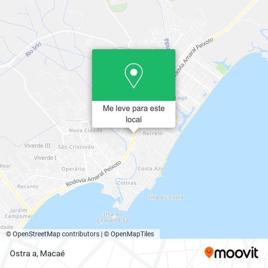 Ostra a mapa