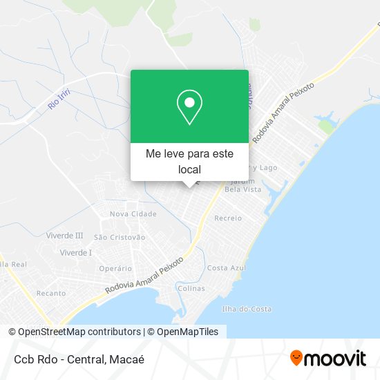 Ccb Rdo - Central mapa