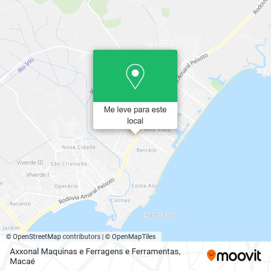 Axxonal Maquinas e Ferragens e Ferramentas mapa