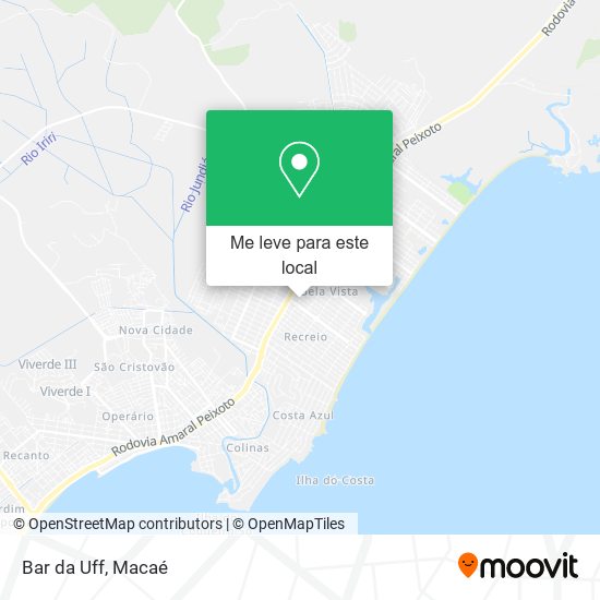 Bar da Uff mapa