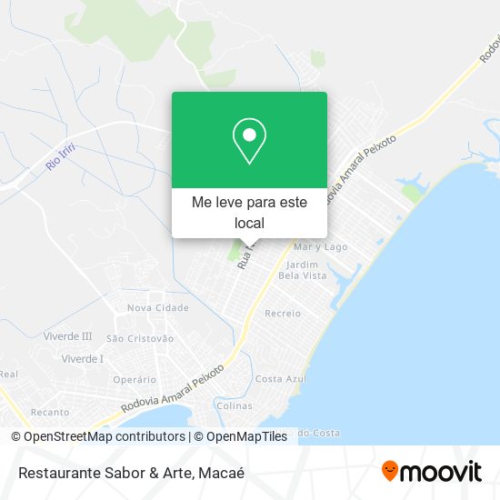Restaurante Sabor & Arte mapa