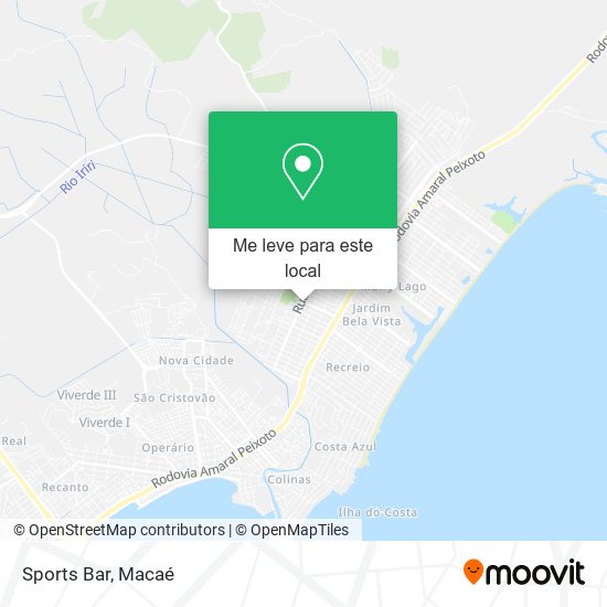 Sports Bar mapa