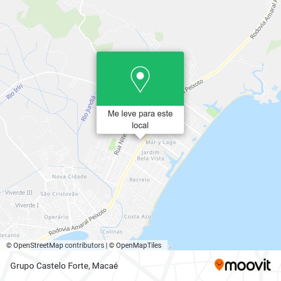 Grupo Castelo Forte mapa