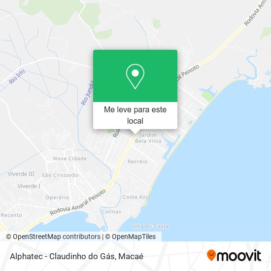 Alphatec - Claudinho do Gás mapa