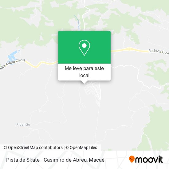 Pista de Skate - Casimiro de Abreu mapa