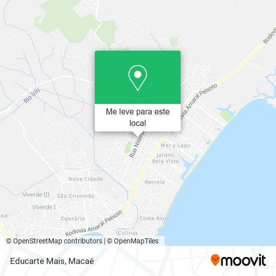 Educarte Mais mapa