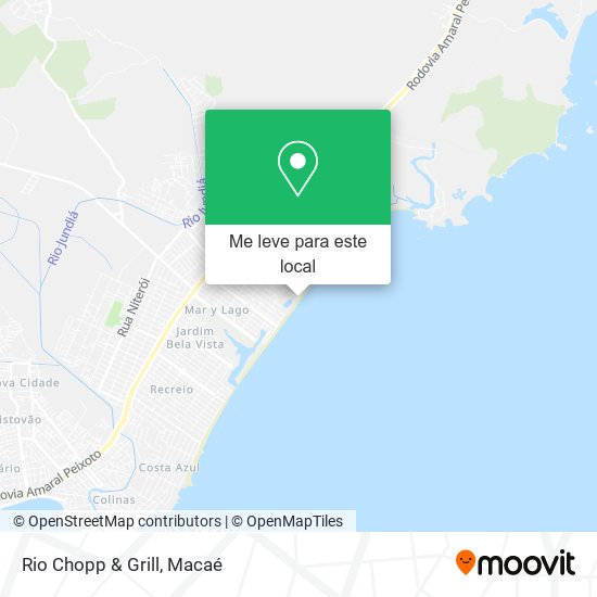 Rio Chopp & Grill mapa