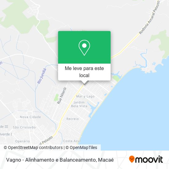 Vagno - Alinhamento e Balanceamento mapa