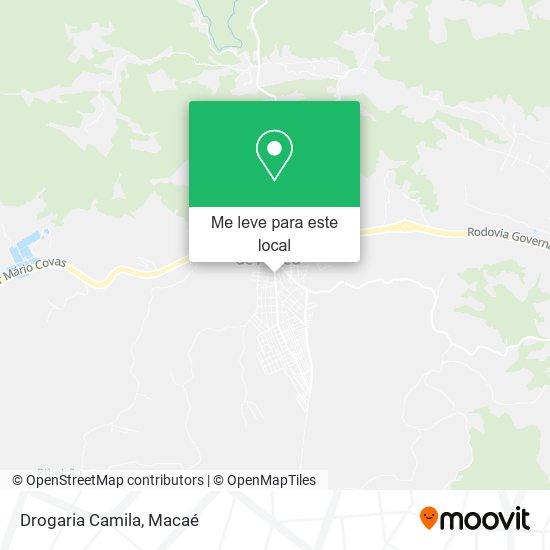 Drogaria Camila mapa