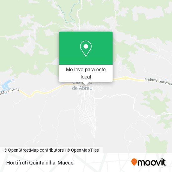 Hortifruti Quintanilha mapa