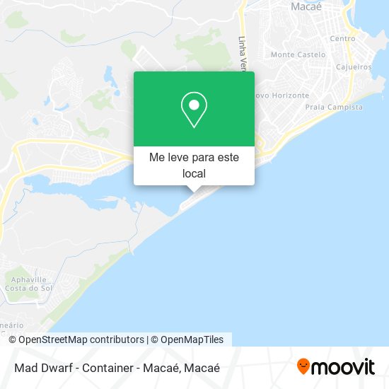 Mad Dwarf - Container - Macaé mapa