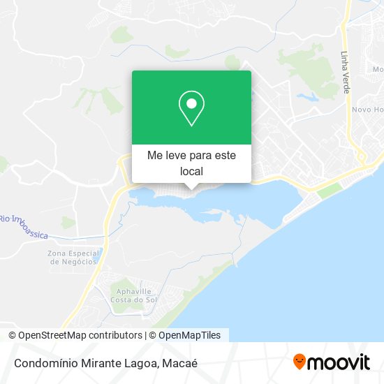 Condomínio Mirante Lagoa mapa