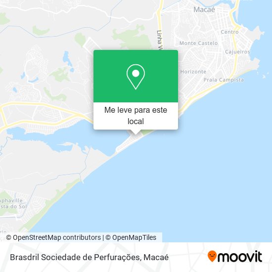 Brasdril Sociedade de Perfurações mapa