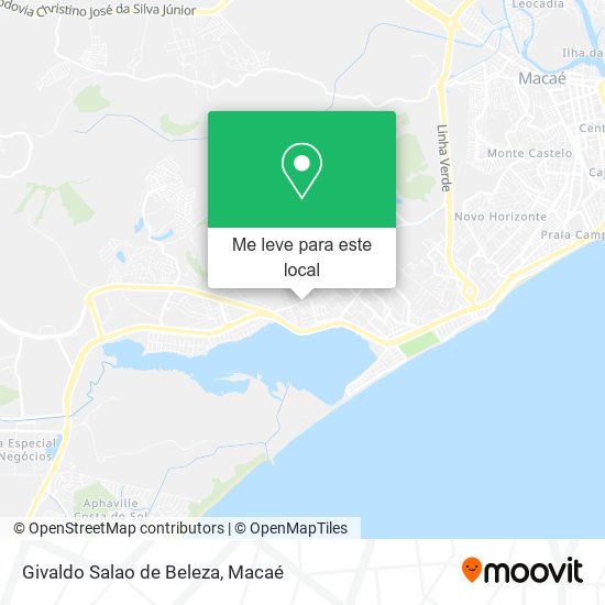 Givaldo Salao de Beleza mapa