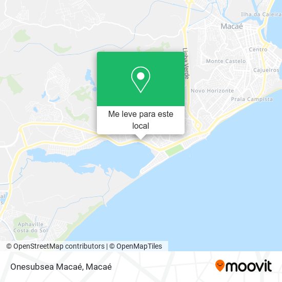 Onesubsea Macaé mapa