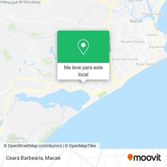 Ceará Barbearia mapa