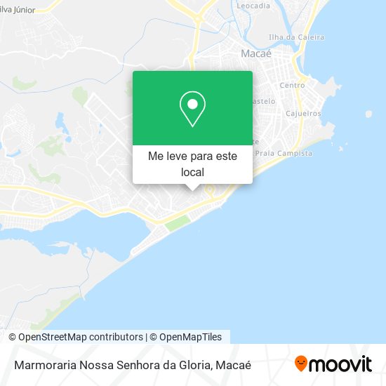 Marmoraria Nossa Senhora da Gloria mapa