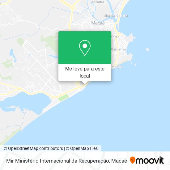 Mir Ministério Internacional da Recuperação mapa