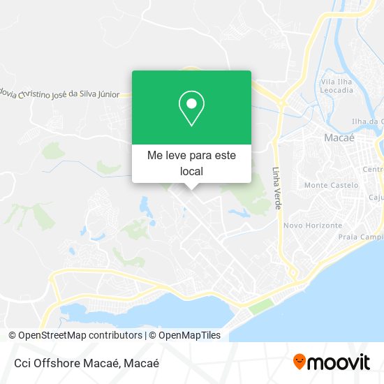 Cci Offshore Macaé mapa