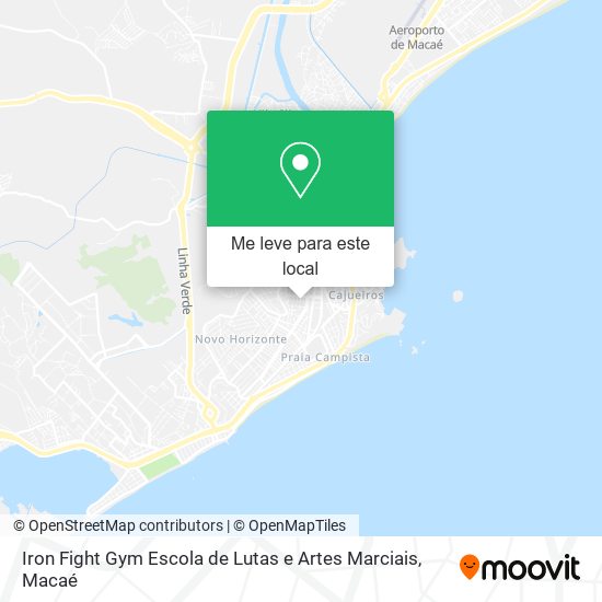 Iron Fight Gym Escola de Lutas e Artes Marciais mapa