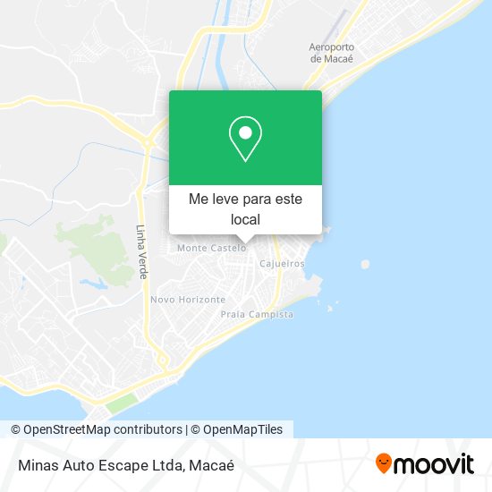 Minas Auto Escape Ltda mapa
