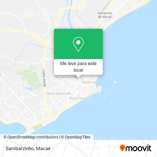 Sambarzinho mapa