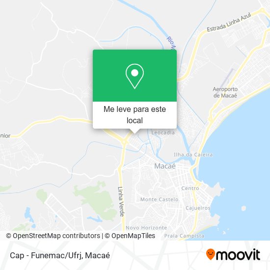 Cap - Funemac/Ufrj mapa