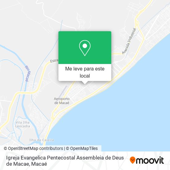 Igreja Evangelica Pentecostal Assembleia de Deus de Macae mapa